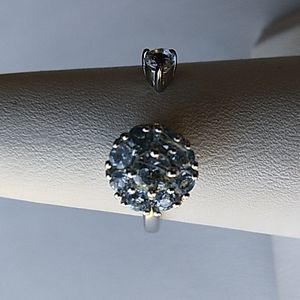 Aquamarine Spinner Ring